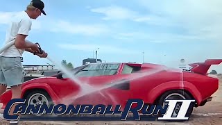 Cannonball Run II 1984 Prt2 Lambo Opening Scene 4K HDR [upl. by Eelek]