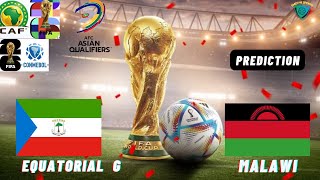 Equatorial Guinea vs Malawi Live Stream CAF 2026 FIFA World Cup Qualifier Commentary Score [upl. by Hawken]