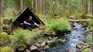 3 Days Camping and Bushcraft  Catch and Cook [upl. by Hsirap]