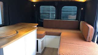 Self build Vivaro camper Start to finish under 15mins [upl. by Allegna]