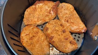 Air Fryer Breaded Pork Chops [upl. by Llenrahc]