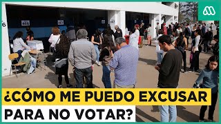 Plebiscito 2023 ¿Cómo me puedo excusar para no votar [upl. by Coussoule203]