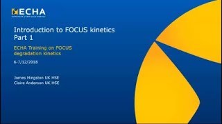 Biocides training on degradation kinetics – part 1 [upl. by Weissmann]