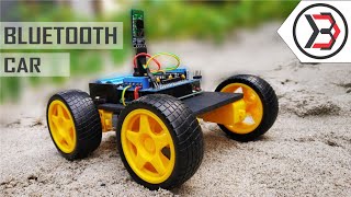 How To Make A Simple DIY Arduino Bluetooth Controlled Car At Home [upl. by Patterson]