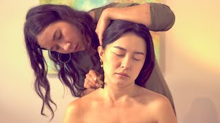 ASMR ediyasmr Scalp Neck amp Shoulder Massage  Energy Healing🧡 Real Person Spiritual Cleansing [upl. by Marala]