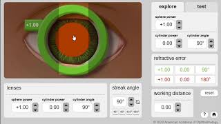 Simulador retinoscopia [upl. by Fritts]