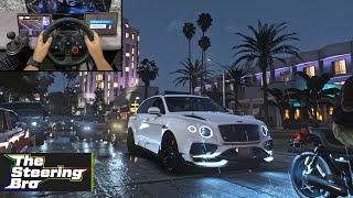 Playing GTA 5 With Steering Wheel  Logitech G29 Steering Wheel amp Gear Shifter Gameplay [upl. by Dahaf252]