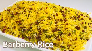 Oriental Barberry Rice with Saffron  Orientalischer BerberitzenReis mit Safran [upl. by Goldberg]