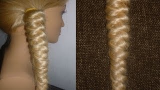 SCHÖNE ZopfFrisur seitlich zum selber machen MittellLange Haare Side BraidPeinados con Trenzas [upl. by Pish]