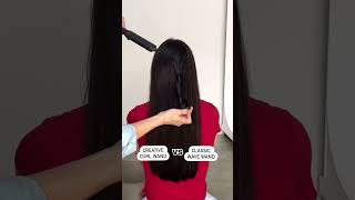 Creative Curl vs Classic Wave Wand  ghd [upl. by Aslam30]