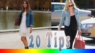 20 Style Tips On How To Wear A Denim Jacket [upl. by Assyli]