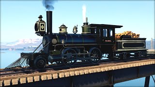 Buying the Updated Montezuma Locomotive to Test the New Speed Limits in Railroads Online [upl. by Natye72]