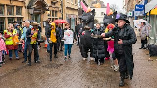 Dursley Pancake Races slow motion [upl. by Nillor]