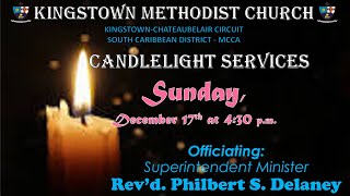 Kingstown Methodist Church Candlelight Service Sunday afternoon December 17 2023 at 430 pm [upl. by Orten108]