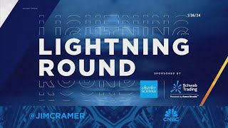 Lightning Round I cant press the buy button on Chegg says Jim Cramer [upl. by Madian]