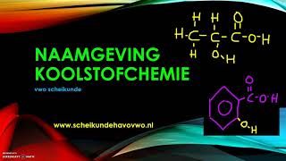 naamgeving koolstofchemie vwo [upl. by Seraphine]