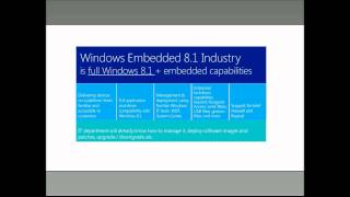 Windows Embedded 81 Overview and LockDown Features EN [upl. by Ecreip]