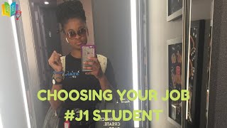 HOW TO CHOOSE YOUR JOB  J1 STUDENT  SUMMER WORK AND TRAVEL [upl. by Ipoillak]