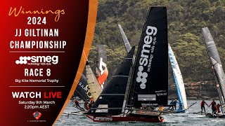 18ft SKIFFS  JJ GILTINAN CHAMPIONSHIP  Race 8 [upl. by Nyliuqcaj]