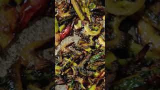 Bachali kura pappuamp kakarikaya frycooking foodie foodreels shortsfeed [upl. by Hepzi]