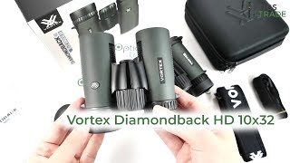 Vortex Diamondback HD 10x32 binoculars review  Optics Trade Reviews [upl. by Lubet645]