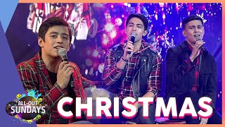 Feel the Christmas vibe as Kapuso heartthrobs sing Christmas in Our Hearts  AllOut Sundays [upl. by Aidnyc83]