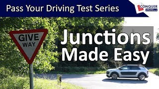 How To Give Way At Open amp Closed Junctions  Learn to drive Basic skills [upl. by Asihtal357]