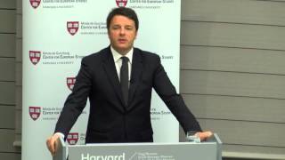 A Keynote Address by Prime Minister of Italy HE Matteo Renzi [upl. by Granny]