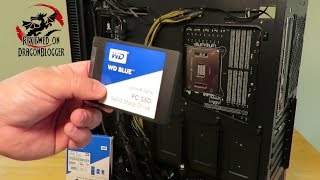 How to install the WD Blue 500GB SSD into your computer WDBlueSSD [upl. by Berglund]