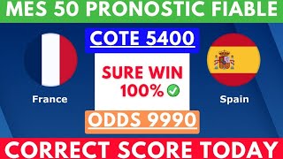 PRONOSTIC FOOTMES PRONOSTIC FOOTBALL AUJOURDHUI football prediction  CORRECT SCORESCORE EXACT [upl. by Barrus]