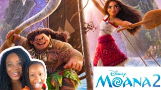 I am Moanaamp Demigod Maui is Back MOANA 2 Official TRAILER REACTION [upl. by Ecydnarb]