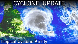 Tropical Cyclone Kirrily Forecast to Impact Townsville Tomorrow Night as a Strong Category 2 Storm [upl. by Laine496]