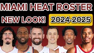 MIAMI HEAT ROSTER  NEW LOOK UPDATE 💯 TODAY FINAl LINE UP 20242025 nbaupdate [upl. by Farica209]