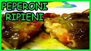 Peperoni ripieni al forno morbidi e vegetariani  LE RICETTE DI ZIO ROBERTO [upl. by Kaitlynn]