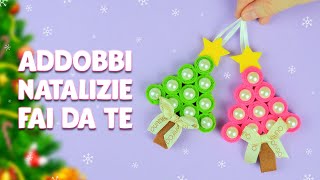 Come creare Addobbi Natalizie  Addobbi per albero di Natale fai da te  DIY Christmas crafts ideas [upl. by Elberfeld]