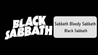 Sabbath Bloody Sabbath [upl. by Ayarahs]