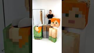 How put on a mascot minecraft mascot mascotcostume promomascots [upl. by Ainorev]