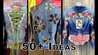 50 Jean Jacket Upcycle Ideas to Inspire Your Next Project [upl. by Annotahs]