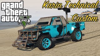 TOTALLY NEW KARIN TECHNICAL CUSTOM  GTA 5 Gunrunning Update 3 [upl. by Frulla]