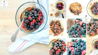 Macerated Triple Berry Topping Recipe  Lifes Little Sweets [upl. by Naziaf301]