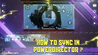 How to Create Beatsync Montage   Powerdirector  Pubg Mobile  Tutorial 1 [upl. by Ivy]