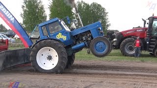 MTZ Jumz DT Belarus vs Claas старички не плохо тянули и может быть даже натянули Tractor show [upl. by Rudich320]