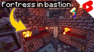 Minecraft Speedrun but the Fortress is in the Bastion [upl. by Ruffo500]