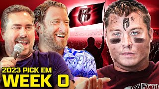 THE RETURN OF BARSTOOL PICK EM  2023 WEEK ZERO [upl. by Charlotta]