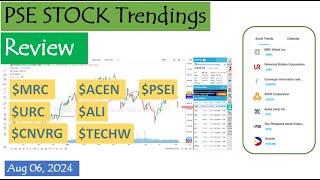 PSE Stock Trendings Review August 06 2024 [upl. by Atener]