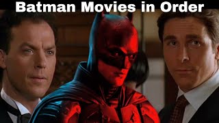 Batman Movies in Order How to Watch Chronologically [upl. by Aggy]