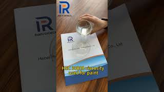 Hydroxyethyl Cellulose（HEC）30000 viscosity used for paint HEC paint [upl. by Nilkoorb]