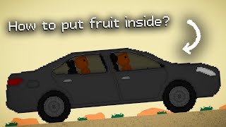 How to place fruit inside the Sedan in the Fruit Playground [upl. by Hnahc]