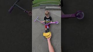 i ruined his day😢 then made it😇 scooter skatepark challenge comedy funny [upl. by Marden654]