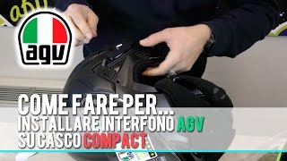 Come montare interfono Share su casco AGV [upl. by Annayehc]